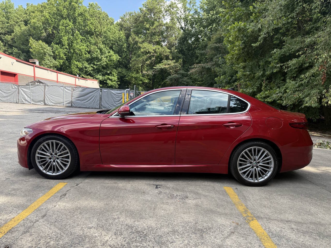Used 2017 Alfa Romeo Giulia Ti w/ TI Lusso Light Wood Package RWD image 10