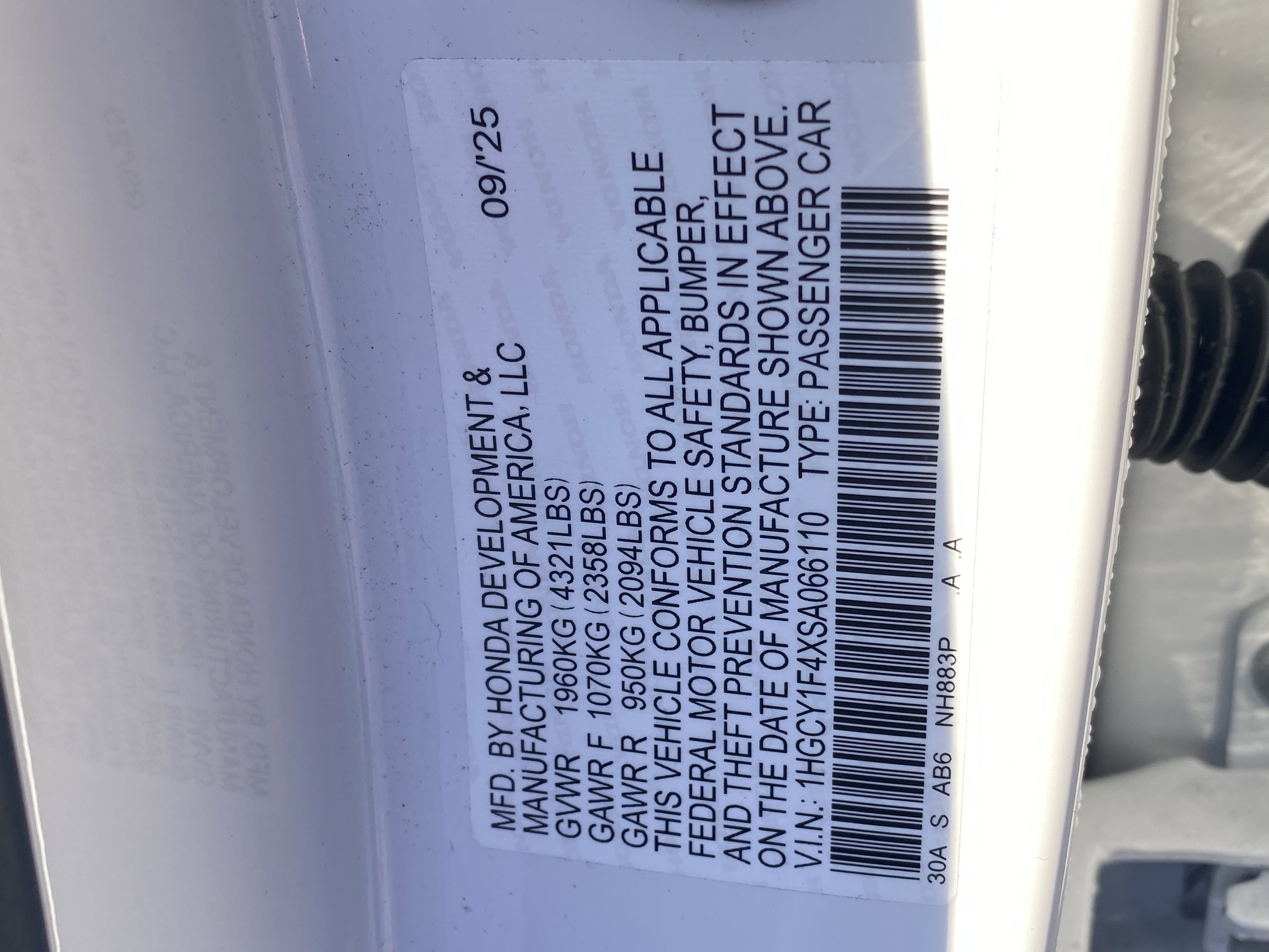 Used 2025 Honda Accord SE image 30