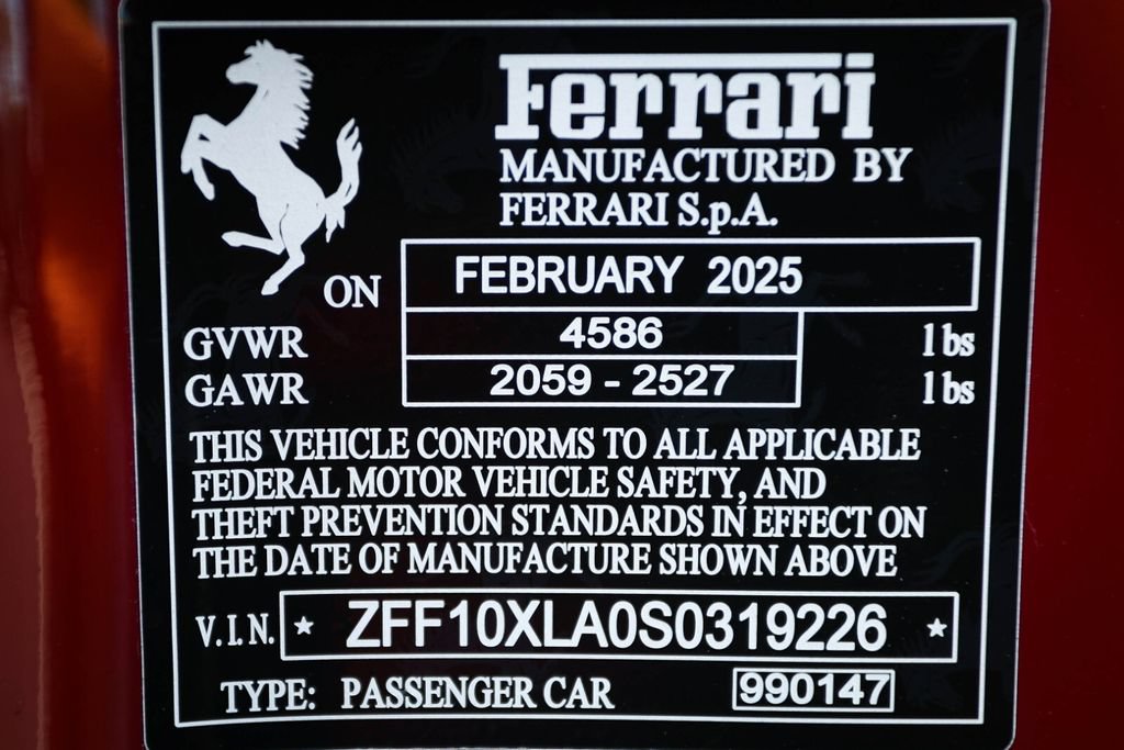 Certified 2025 Ferrari 12Cilindri RWD image 53