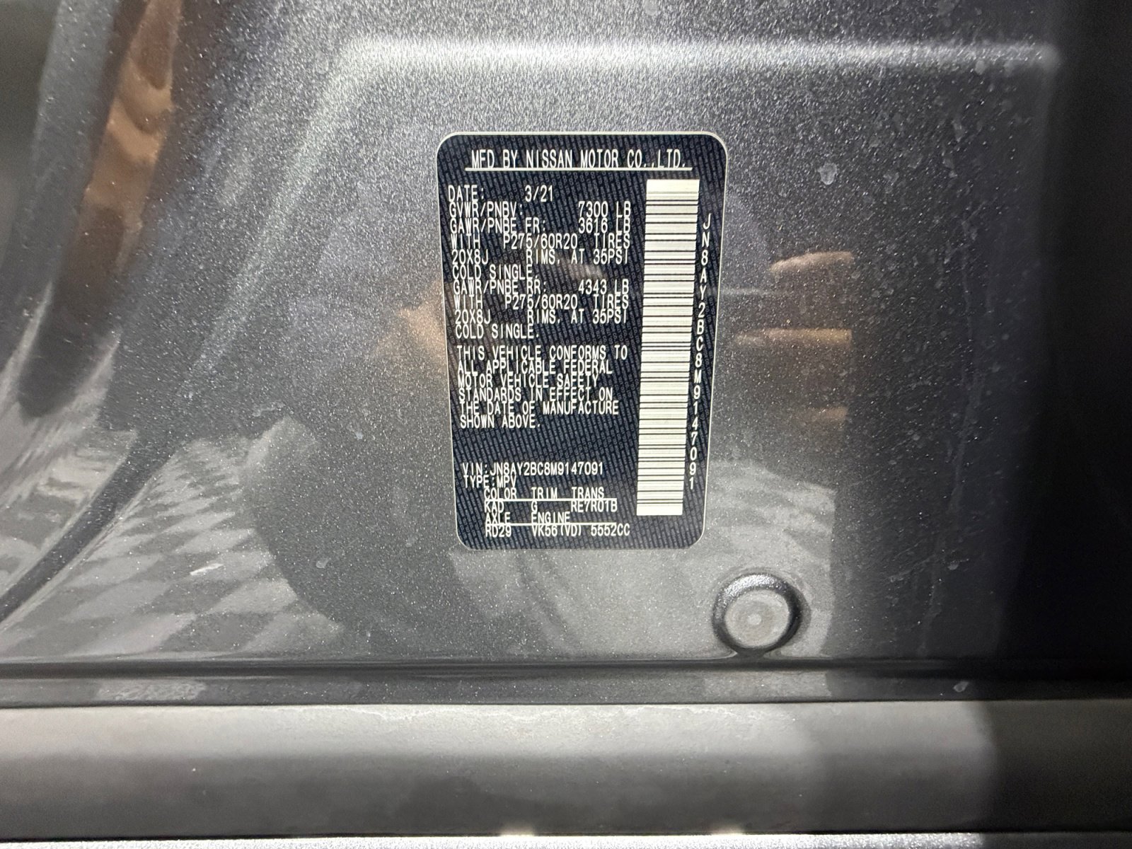 Certified 2021 Nissan Armada SL image 25