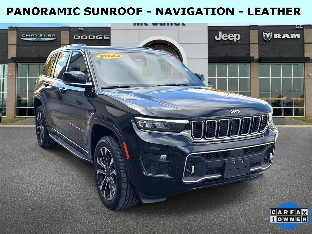 Used 2022 Jeep Grand Cherokee Overland w/ Luxury Tech Group IV