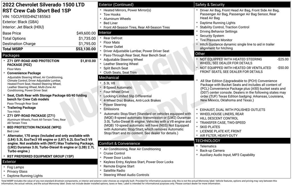 Certified 2022 Chevrolet Silverado 1500 RST AWD/4WD image 3