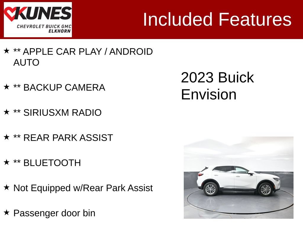 Used 2023 Buick Envision Preferred FWD image 2