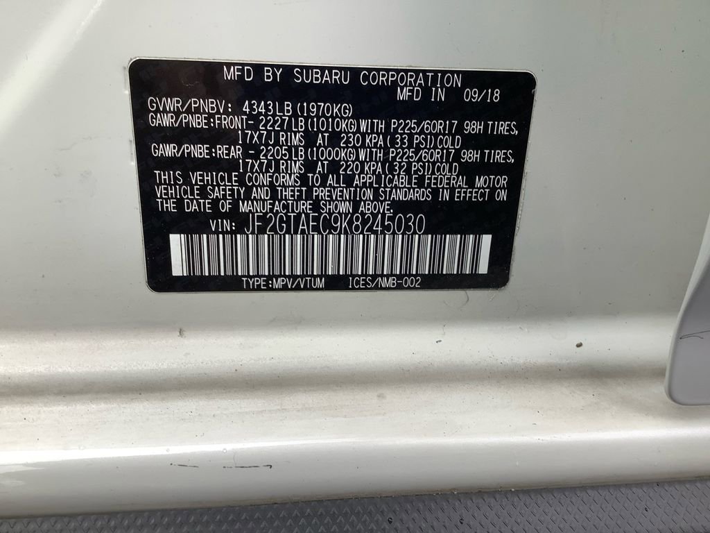 Used 2019 Subaru Crosstrek 2.0i Premium image 20