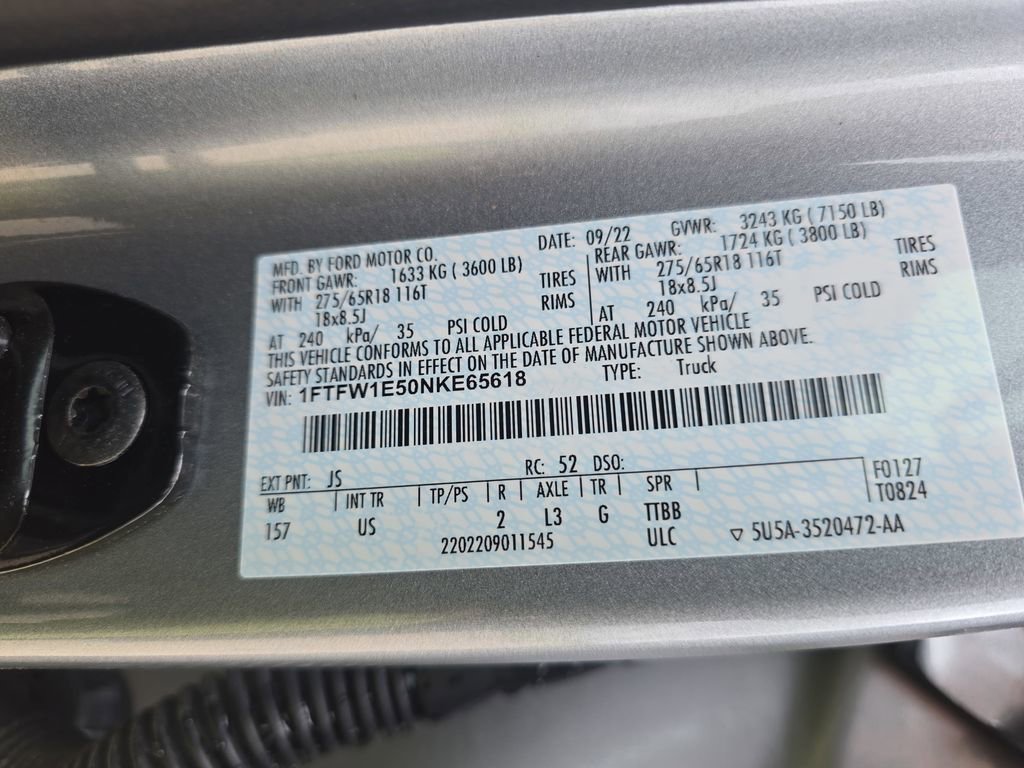 Used 2022 Ford F150 XLT w/ Equipment Group 301A Mid AWD/4WD image 34
