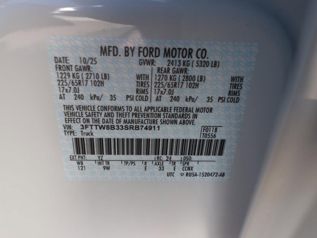 New 2025 Ford Maverick XL w/ Equipment Group 101A image 21