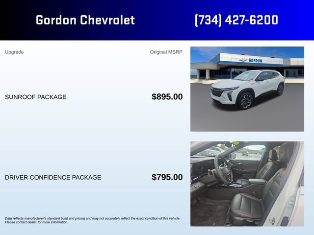 Used 2024 Chevrolet Trax RS w/ Sunroof Package FWD image 5