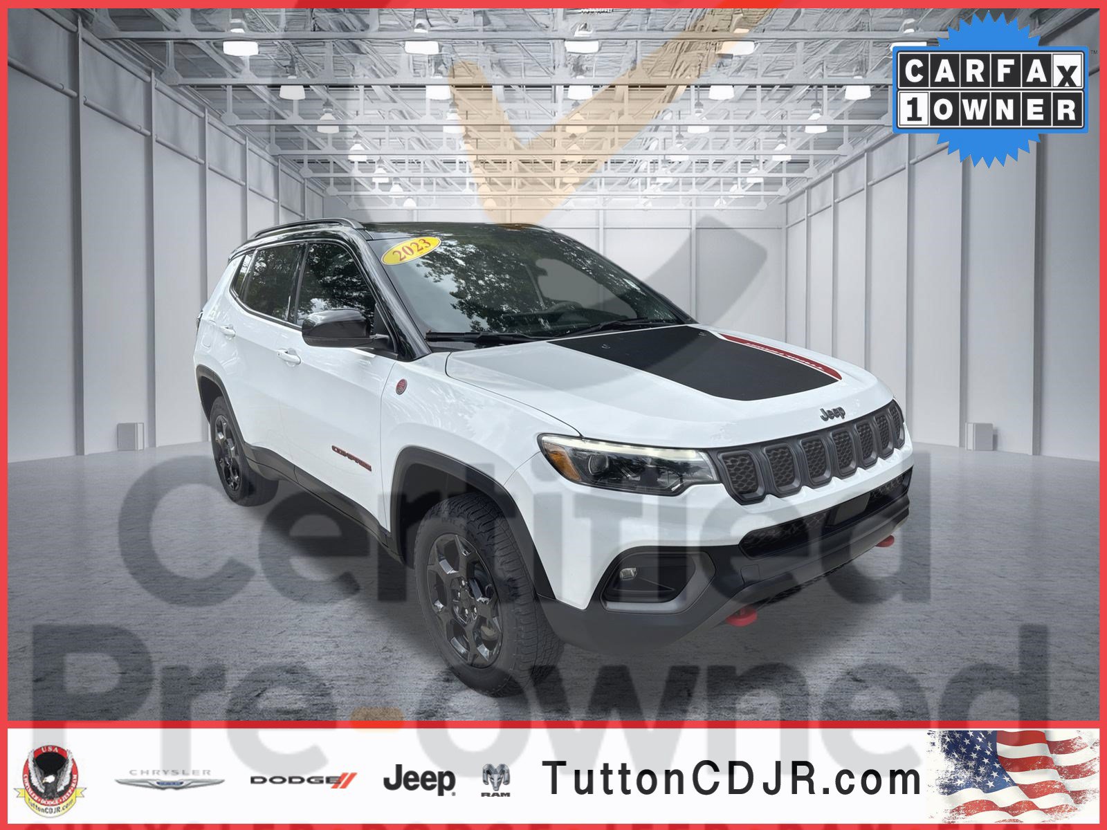 Used 2023 Jeep Compass Trailhawk w/ Trailhawk Elite Group AWD/4WD image 1