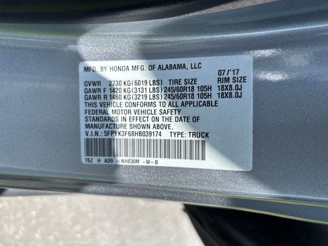 Used 2017 Honda Ridgeline RTL-T image 30