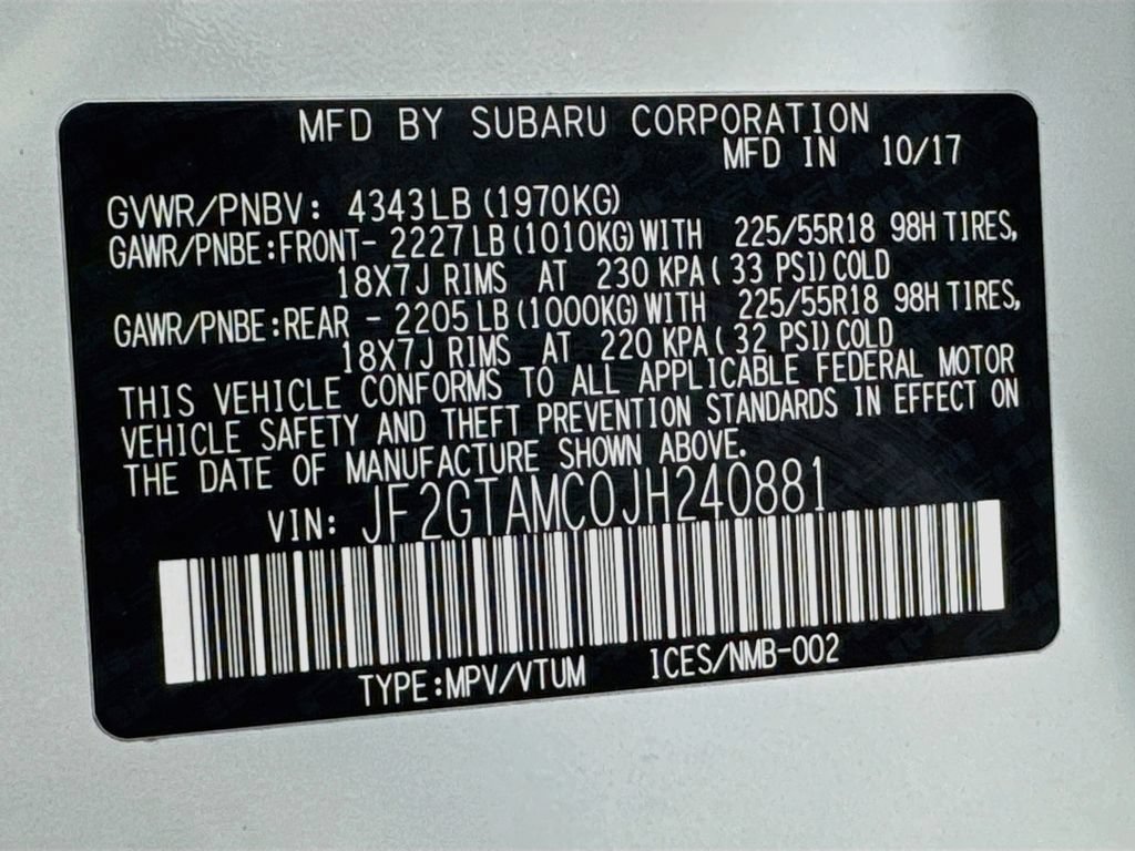 Used 2018 Subaru Crosstrek 2.0i Limited AWD/4WD image 33