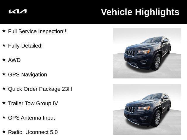 Used 2016 Jeep Grand Cherokee Limited w/ Trailer Tow Group IV AWD/4WD image 5