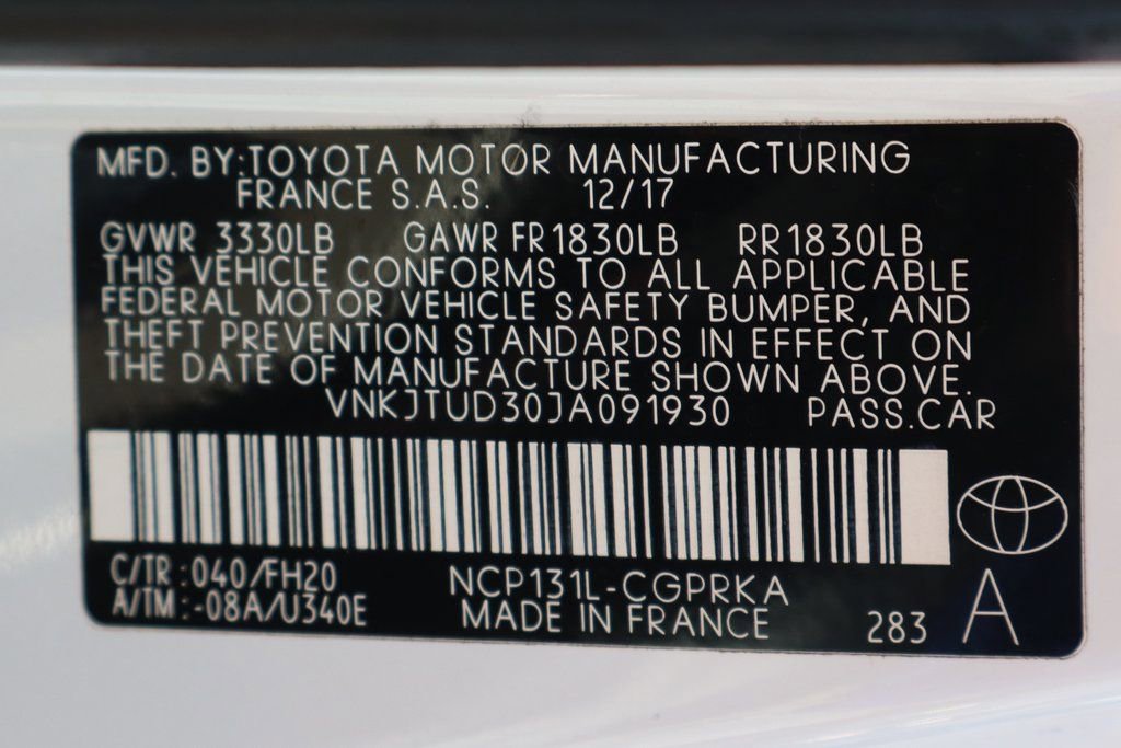 Used 2018 Toyota Yaris LE w/ Carpet Mat Package image 41