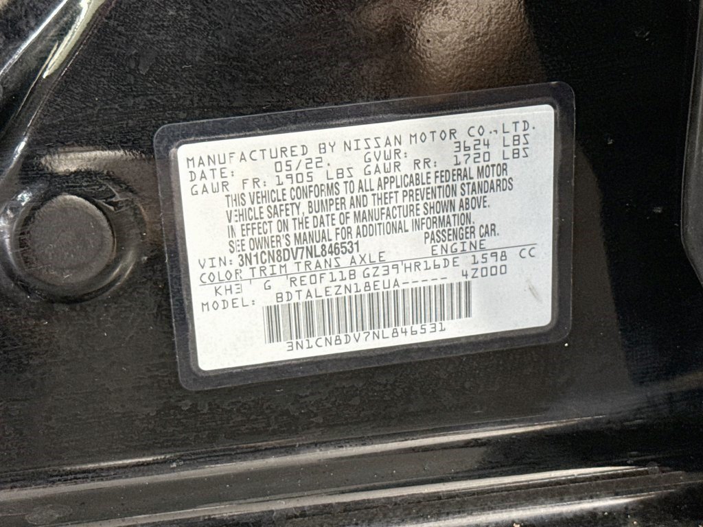Used 2022 Nissan Versa S FWD image 38