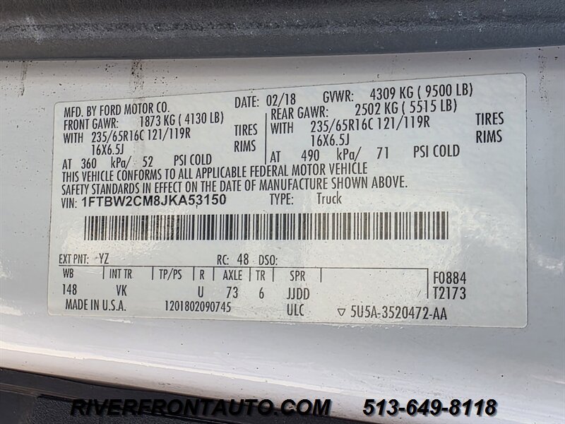Used 2018 Ford Transit 350 148 Medium Roof RWD image 22