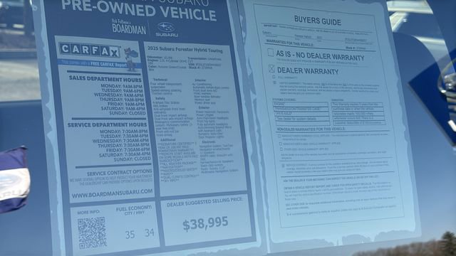 Used 2025 Subaru Forester Touring image 27