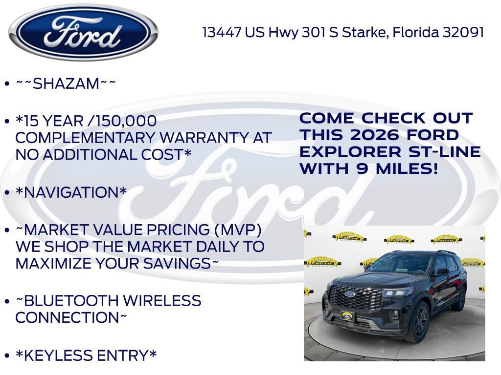 New 2026 Ford Explorer ST-Line w/ ST-Line Street Pack image 5