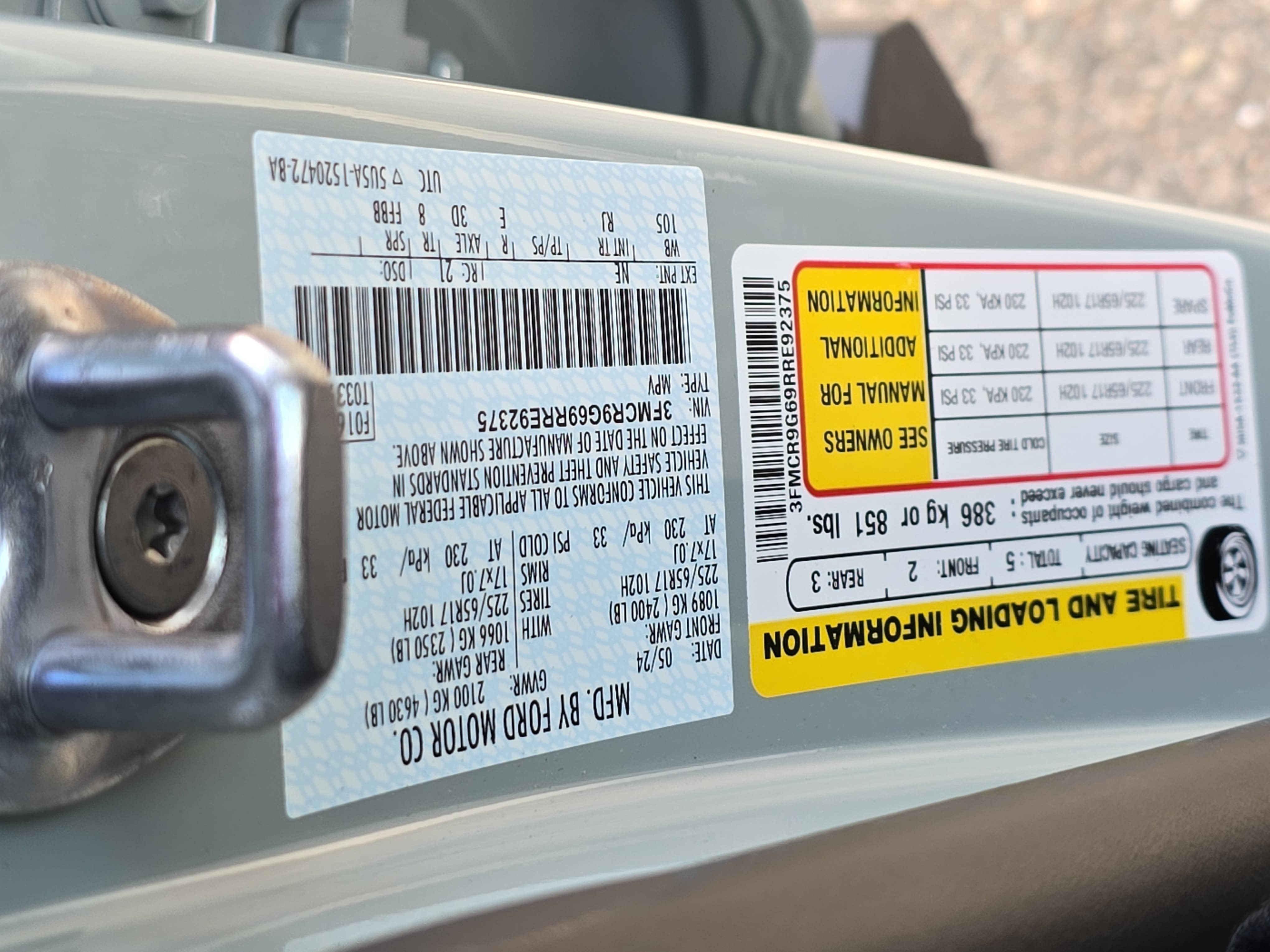 Used 2024 Ford Bronco Sport Heritage w/ Heritage Convenience Package AWD/4WD image 35