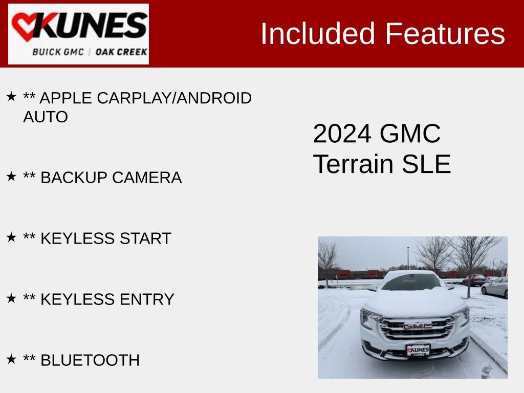 Used 2024 GMC Terrain SLE image 2