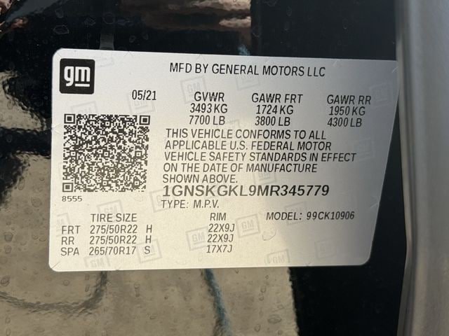 Used 2021 Chevrolet Suburban High Country AWD/4WD image 33