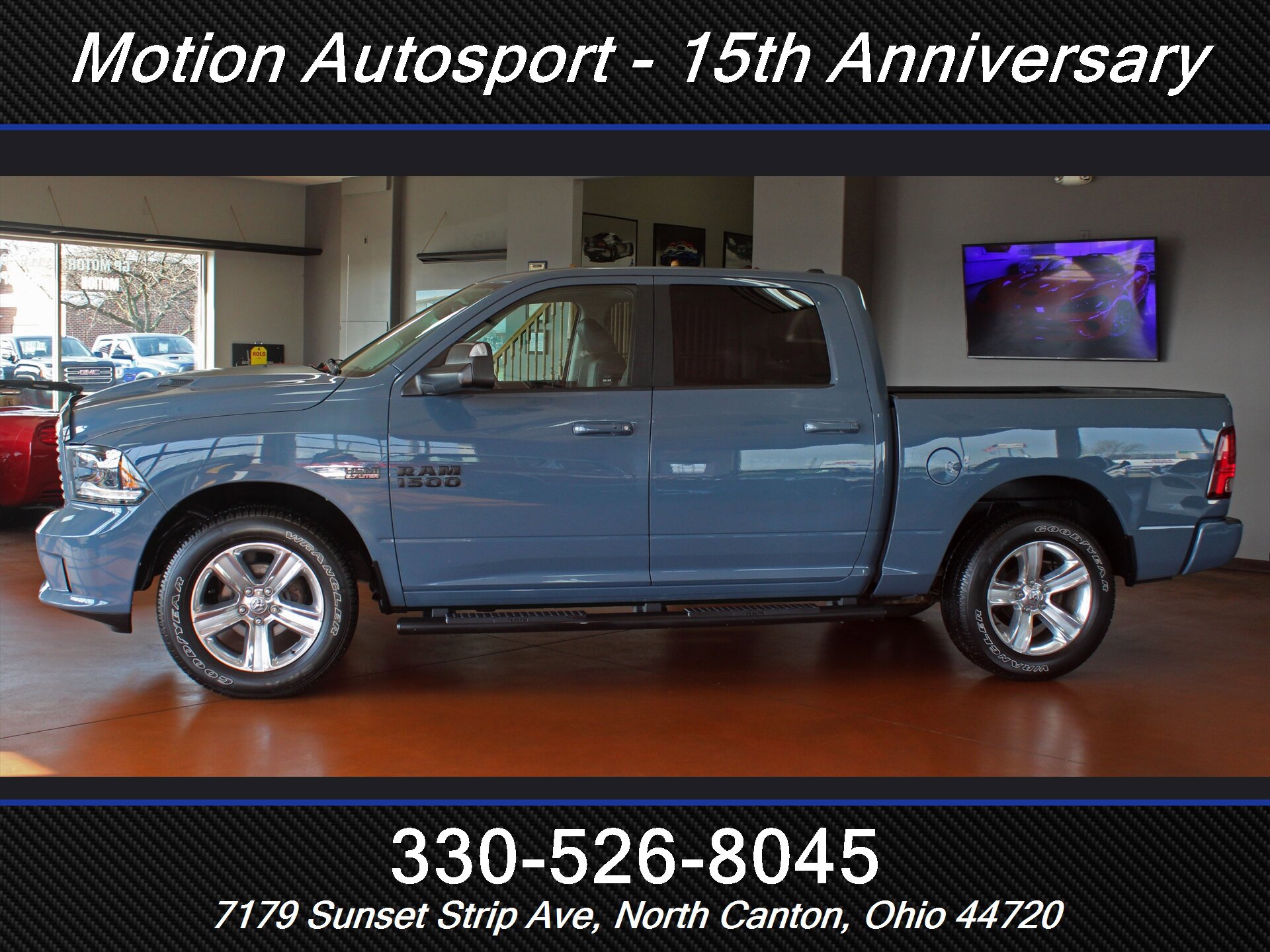 Used 2015 RAM 1500 Sport w/ Ceramic Blue Sport Package AWD/4WD image 7