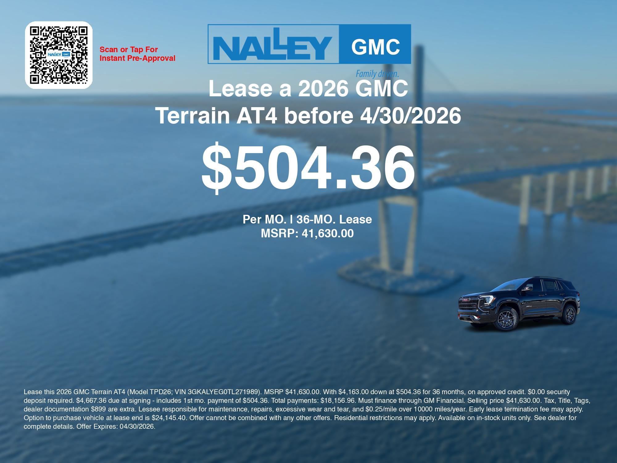 New 2026 GMC Terrain AT4 image 3