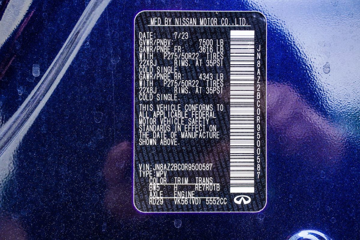 Certified 2024 INFINITI QX80 Sensory image 40