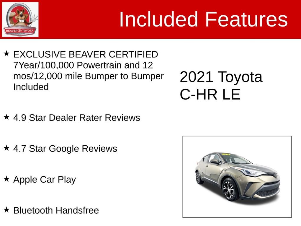 Used 2021 Toyota C-HR LE FWD image 4