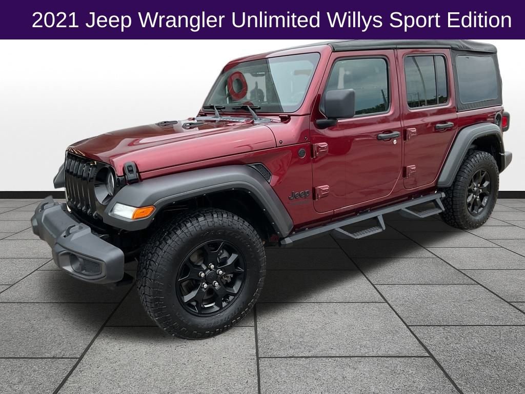 Used 2021 Jeep Wrangler Unlimited Sport image 1
