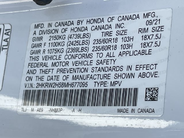 Certified 2021 Honda CR-V EX image 30