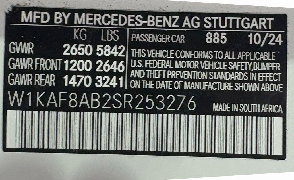 Used 2025 Mercedes-Benz C 36 AMG S image 42