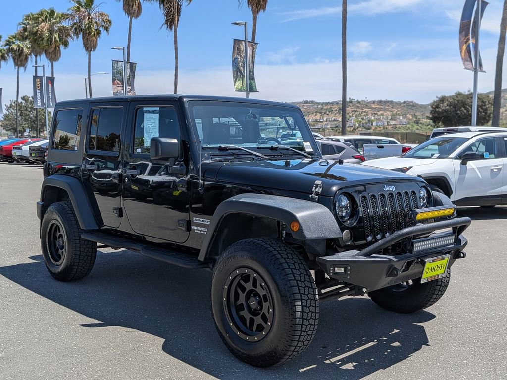 Used 2015 Jeep Wrangler Unlimited Sport w/ Quick Order Package 24S AWD/4WD image 10