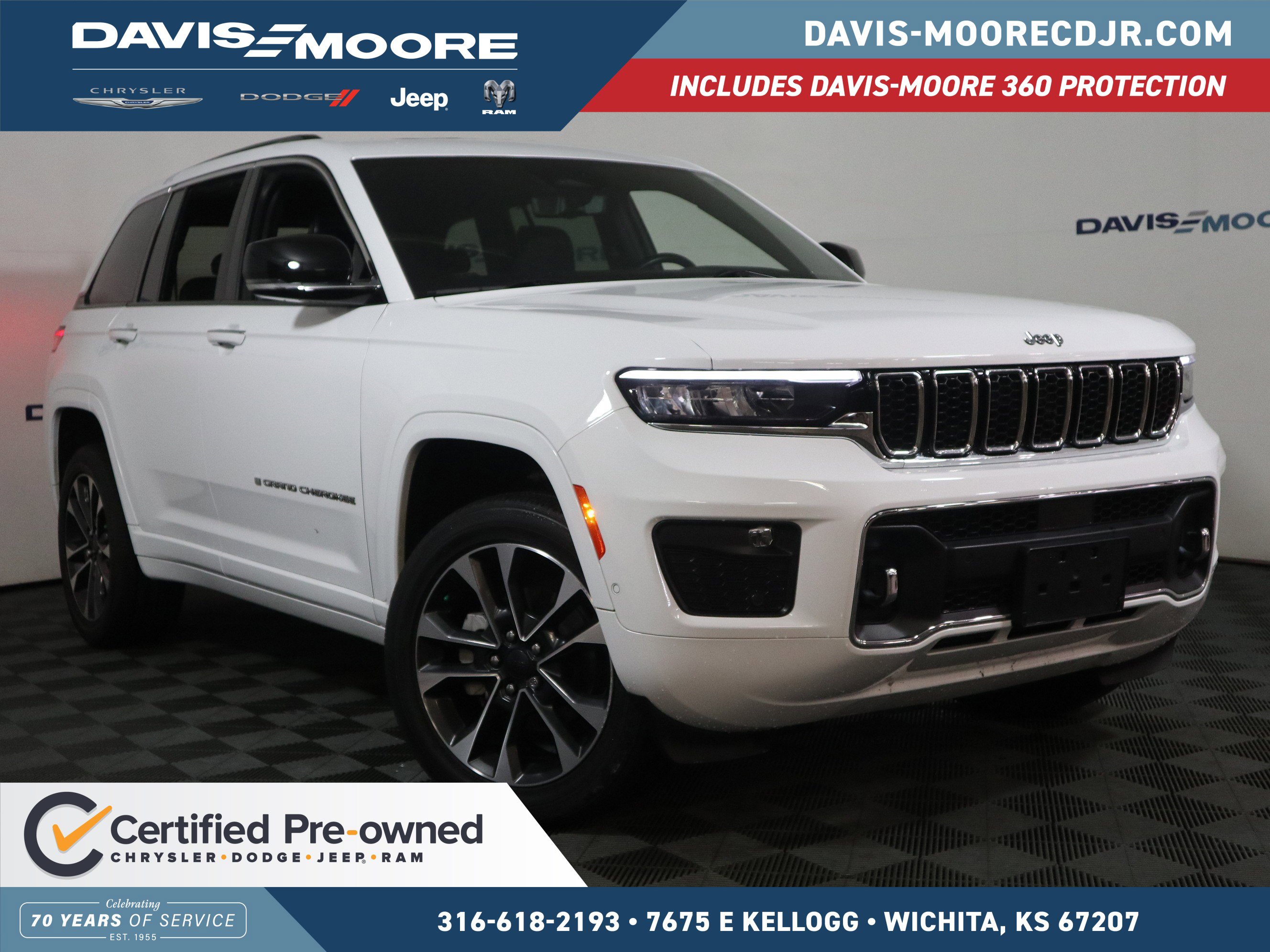 Certified 2022 Jeep Grand Cherokee Overland w/ Luxury Tech Group IV image 1