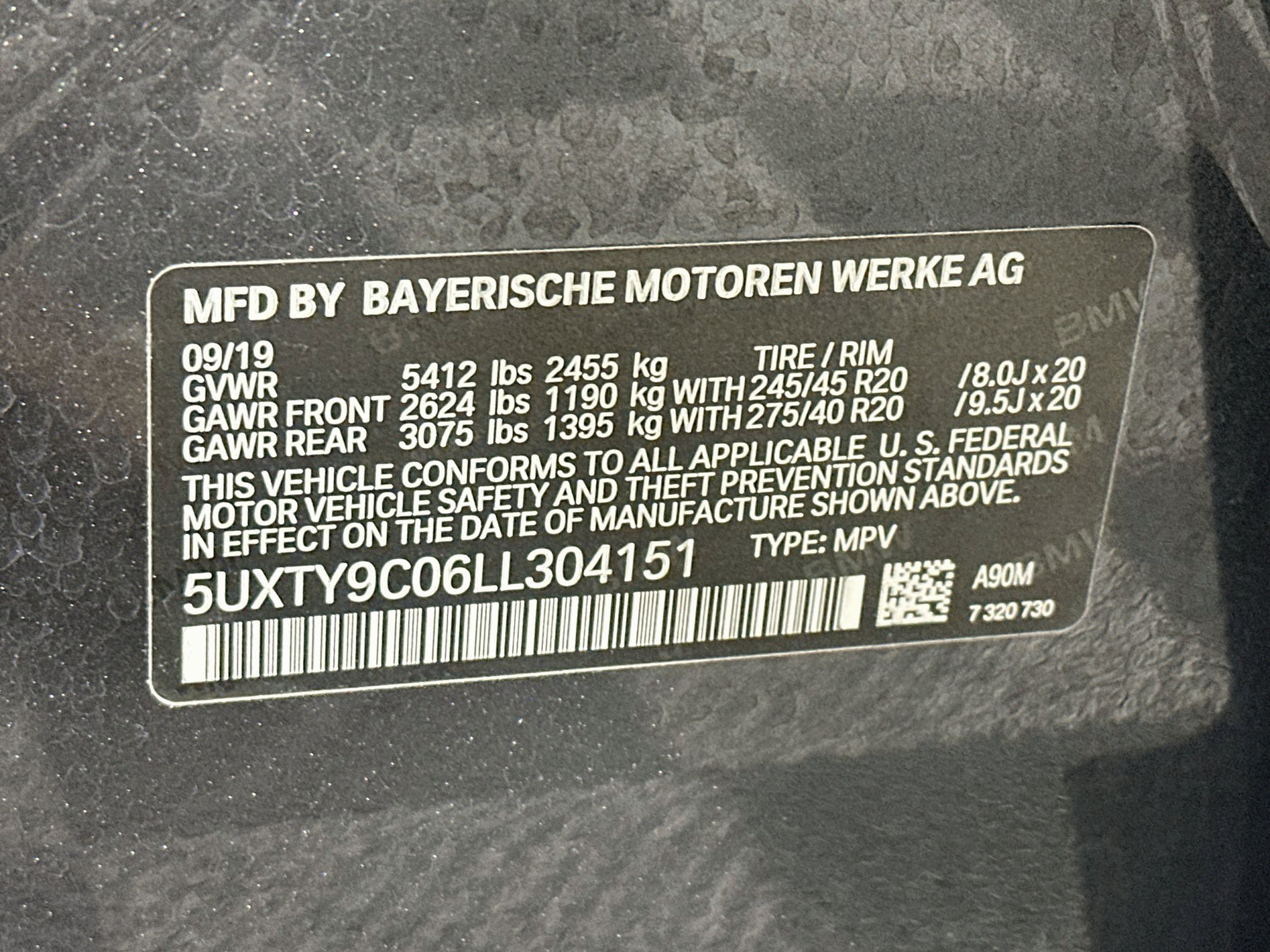Used 2020 BMW X3 M40i AWD/4WD image 12