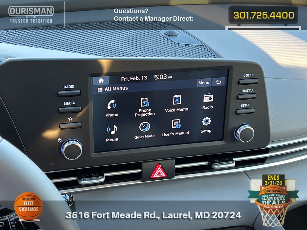 New 2026 Hyundai Elantra Sport w/ Cargo Package image 13