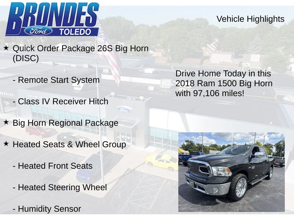 Used 2018 RAM 1500 Big Horn AWD/4WD image 27