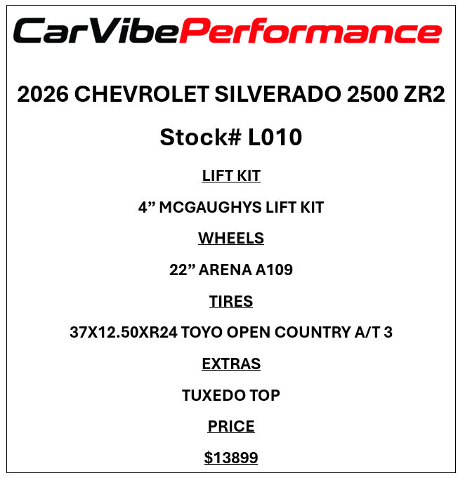 Used 2026 Chevrolet Silverado 2500 ZR2 AWD/4WD image 2