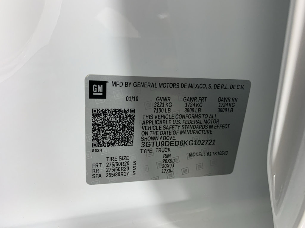 Used 2019 GMC Sierra 1500 SLT w/ SLT Premium Plus Package AWD/4WD image 12