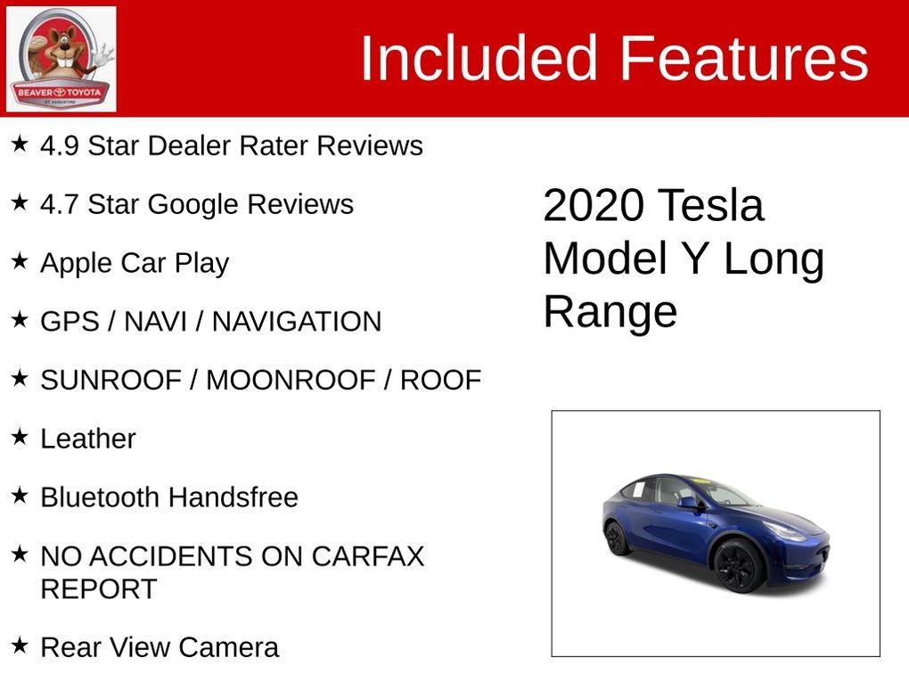 Used 2020 Tesla Model Y Long Range AWD/4WD image 4
