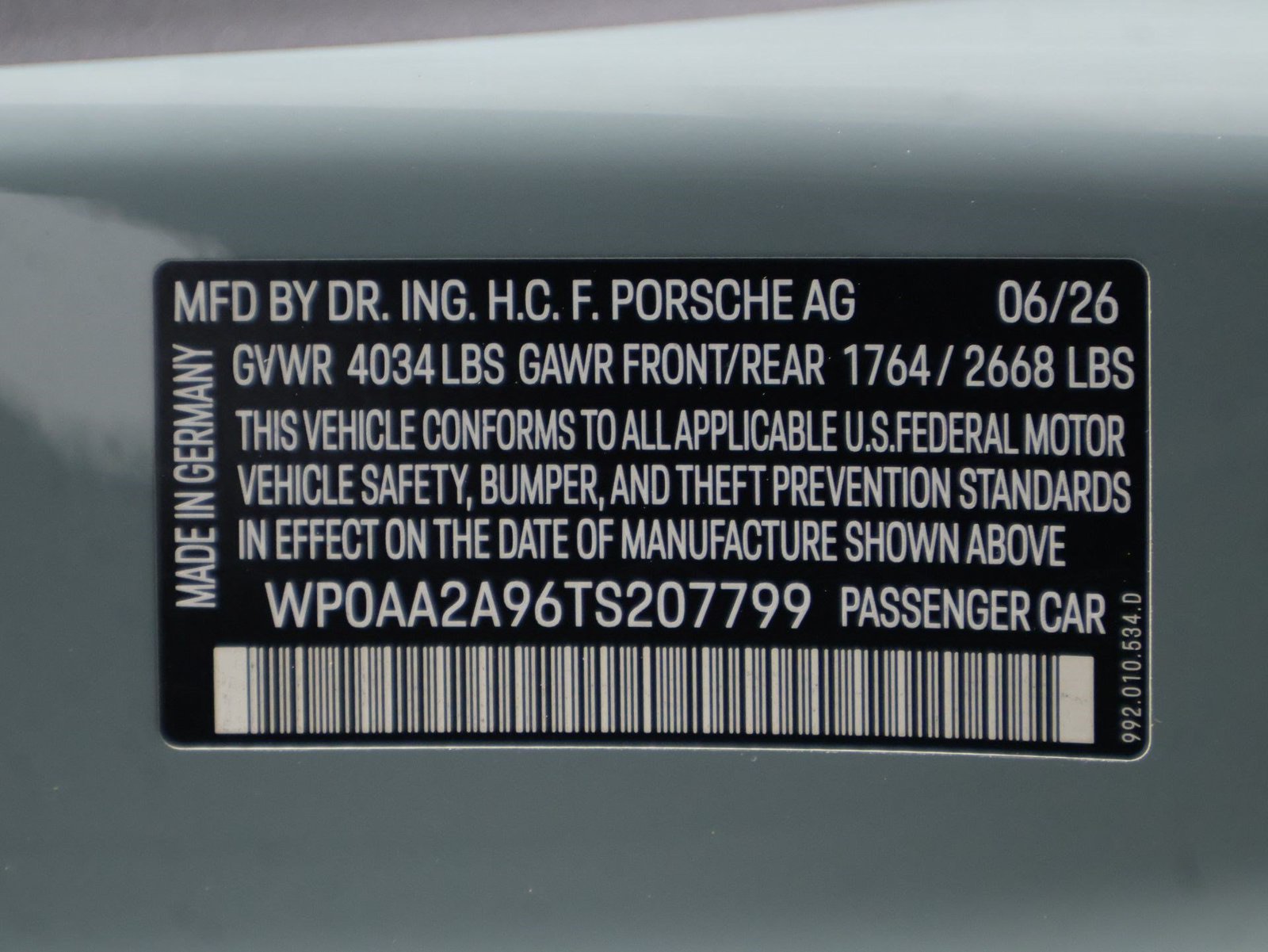 New 2026 Porsche 911 Carrera T RWD image 24