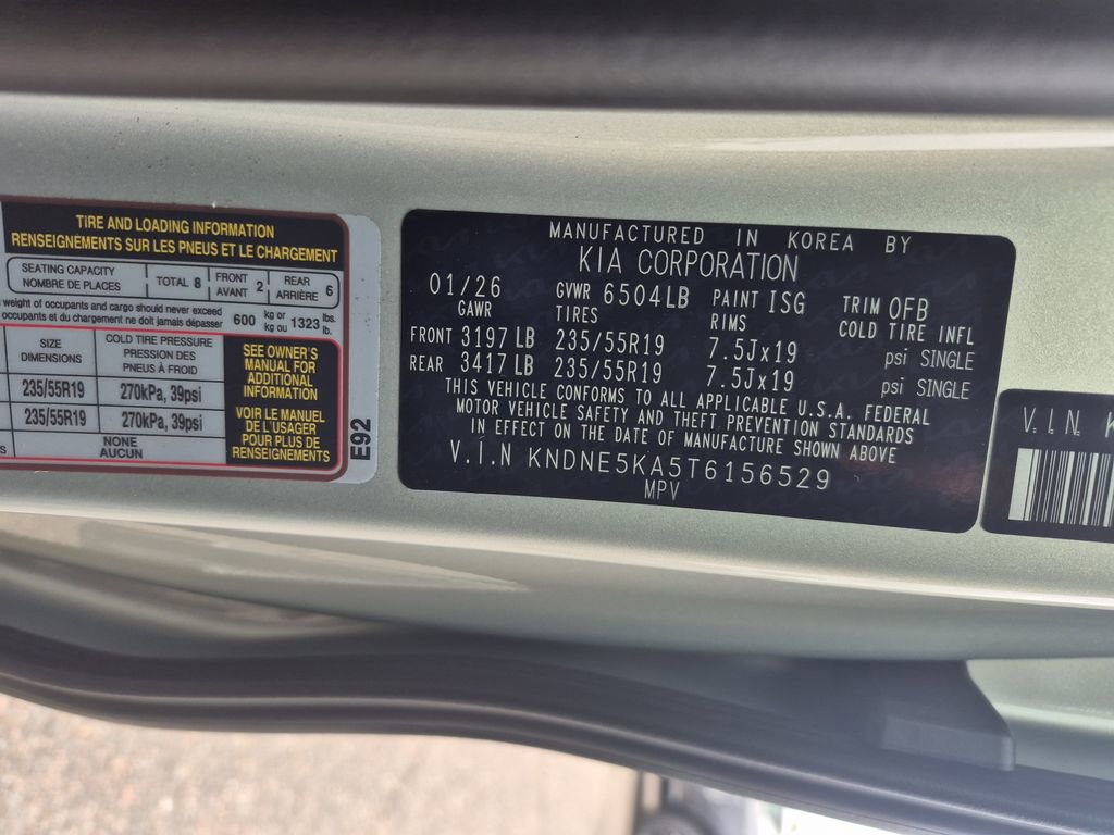 New 2026 Kia Carnival SX image 28