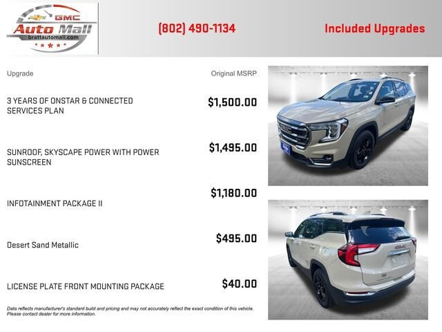 Used 2022 GMC Terrain AT4 w/ Infotainment Package II AWD/4WD image 4