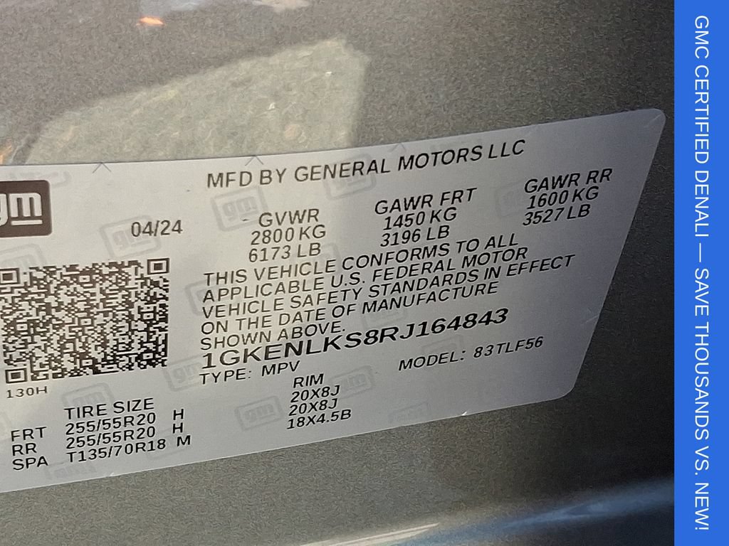 Certified 2024 GMC Acadia Denali FWD image 26