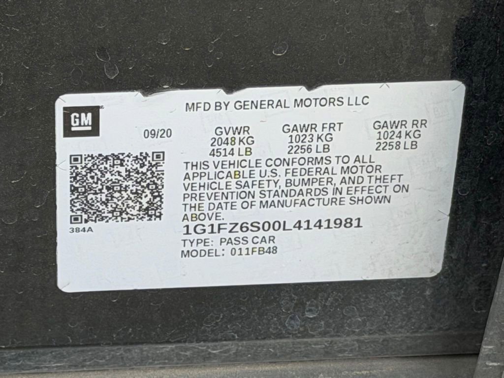 Used 2020 Chevrolet Bolt Premier w/ Infotainment Package FWD image 25