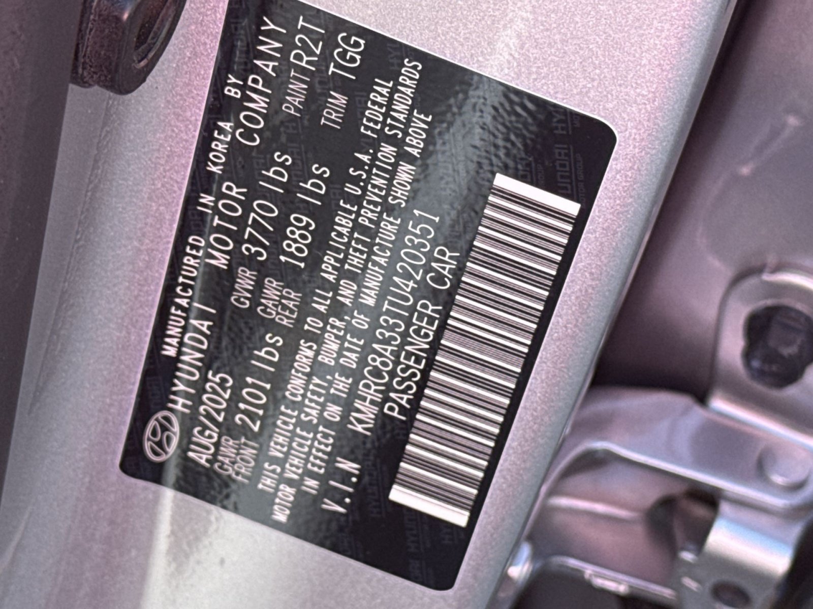 Certified 2026 Hyundai Venue SEL FWD image 29