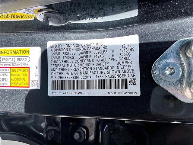 Used 2024 Honda Civic LX image 30