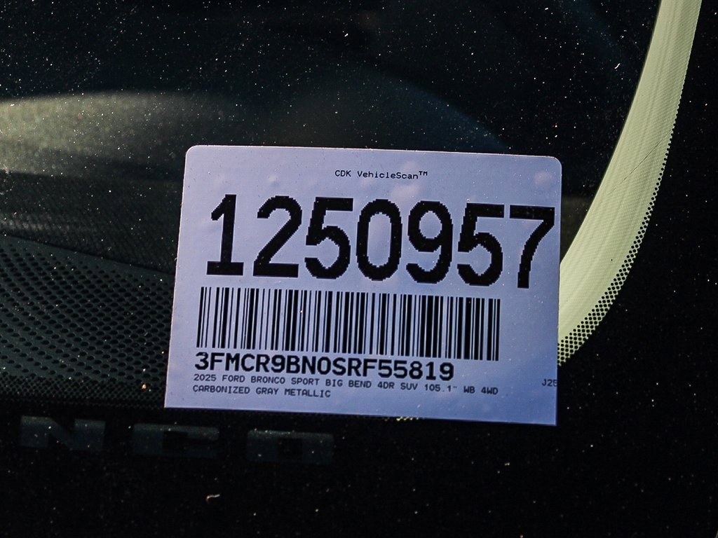 New 2025 Ford Bronco Sport Big Bend w/ Convenience Package image 30