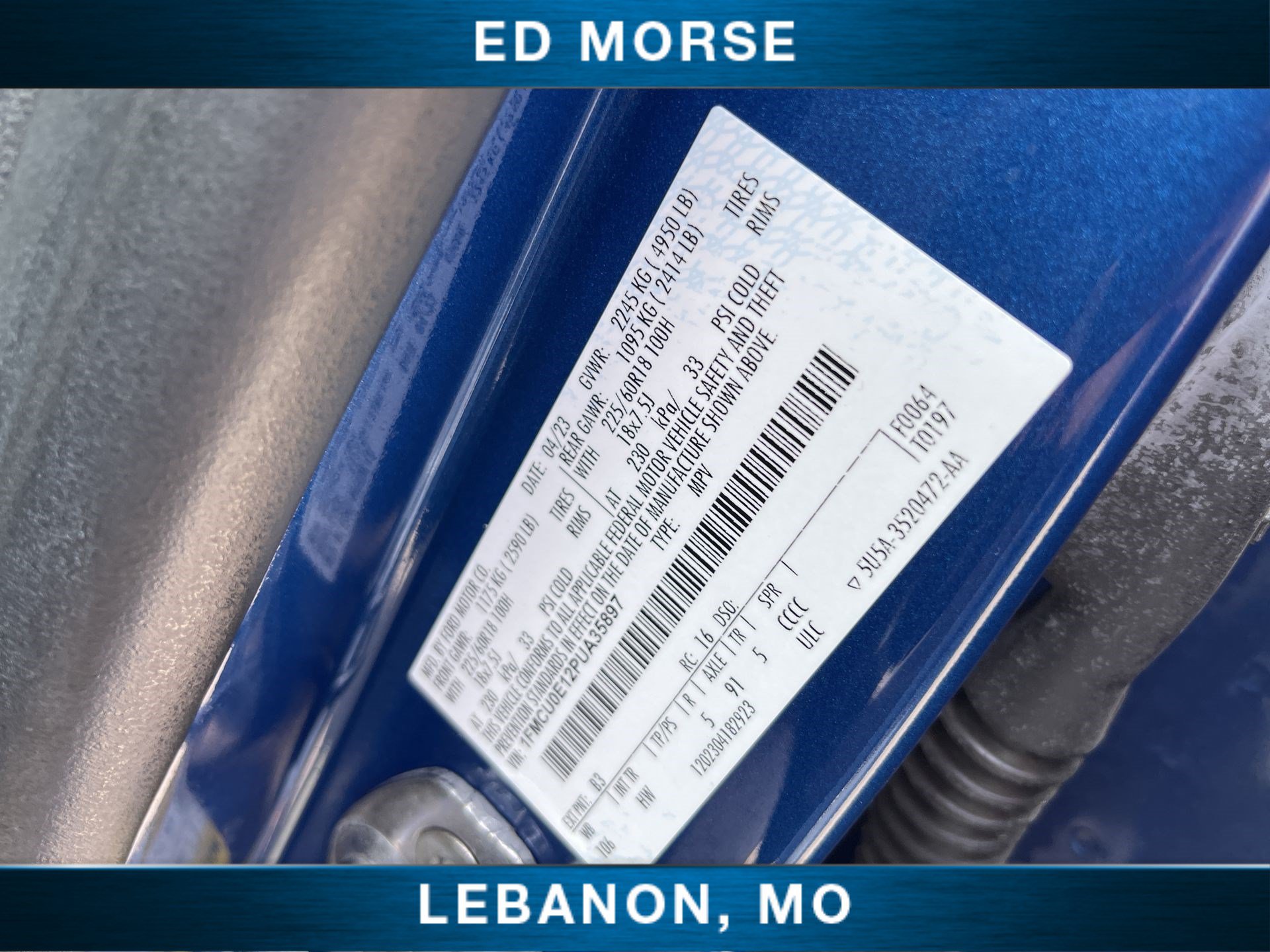 Certified 2023 Ford Escape SE FWD image 33