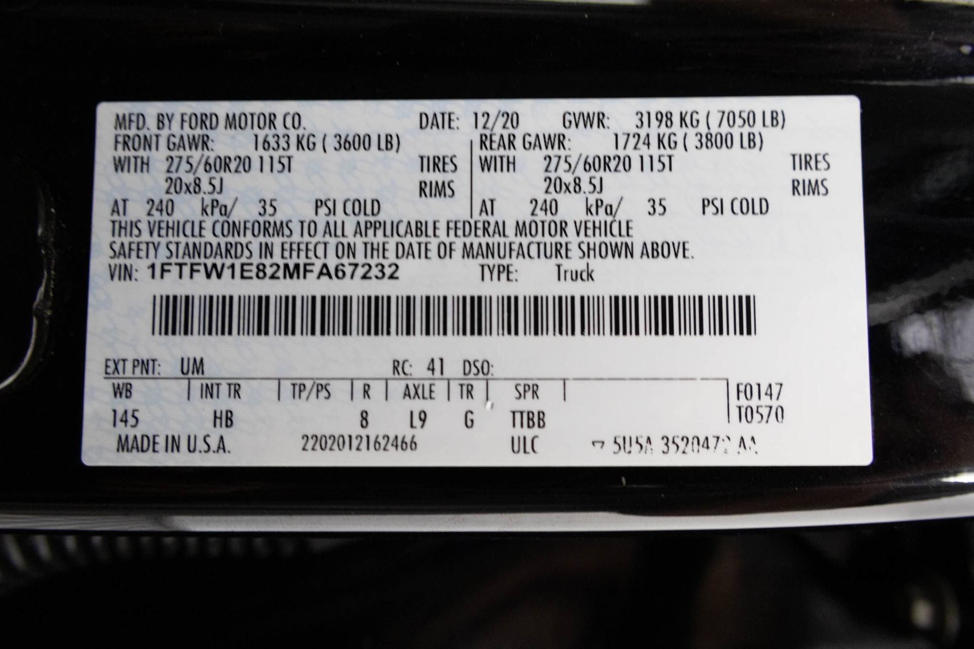 Used 2021 Ford F150 Lariat w/ Equipment Group 502A High AWD/4WD image 54