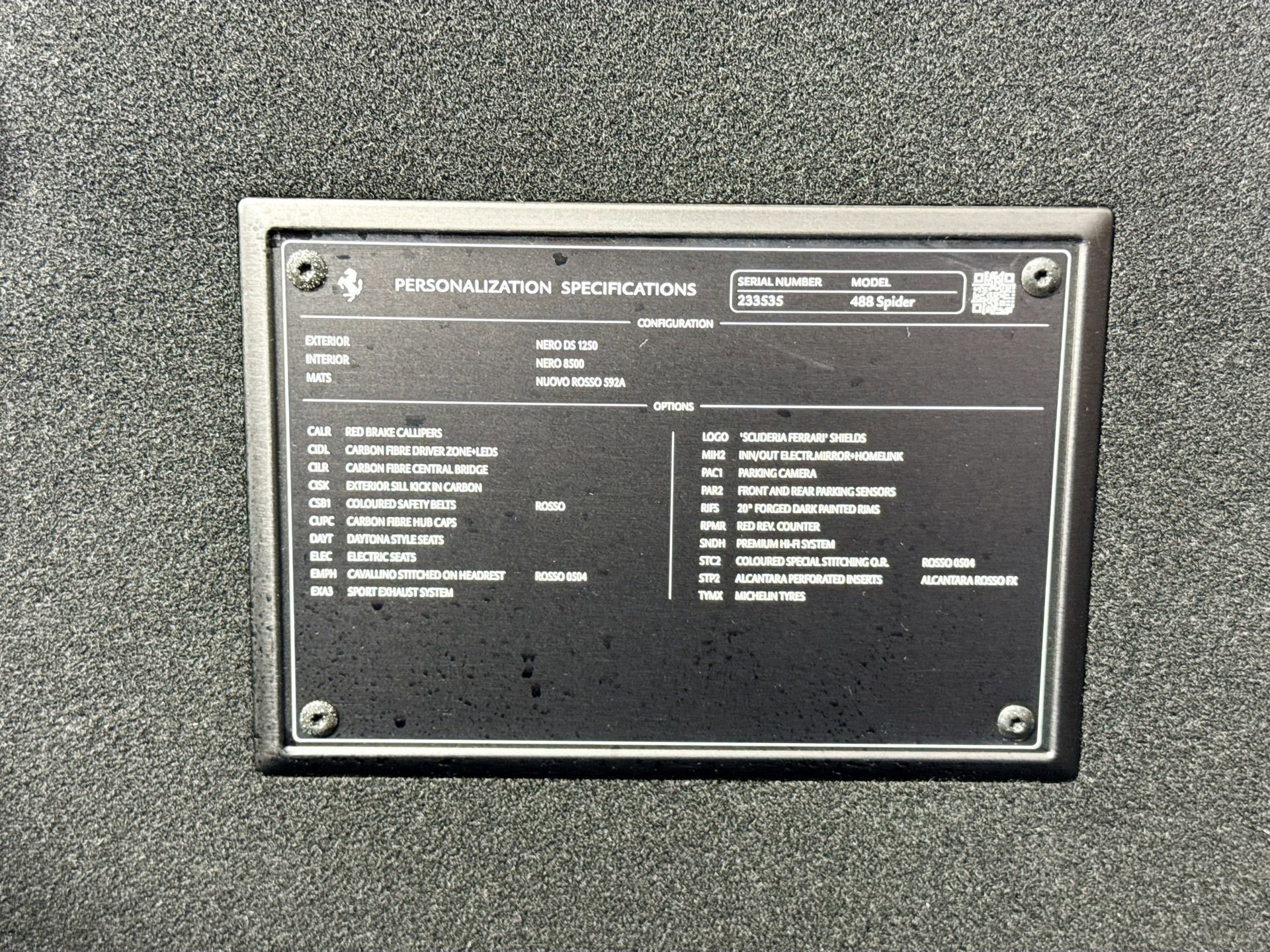 Certified 2018 Ferrari 488 Spider RWD image 27