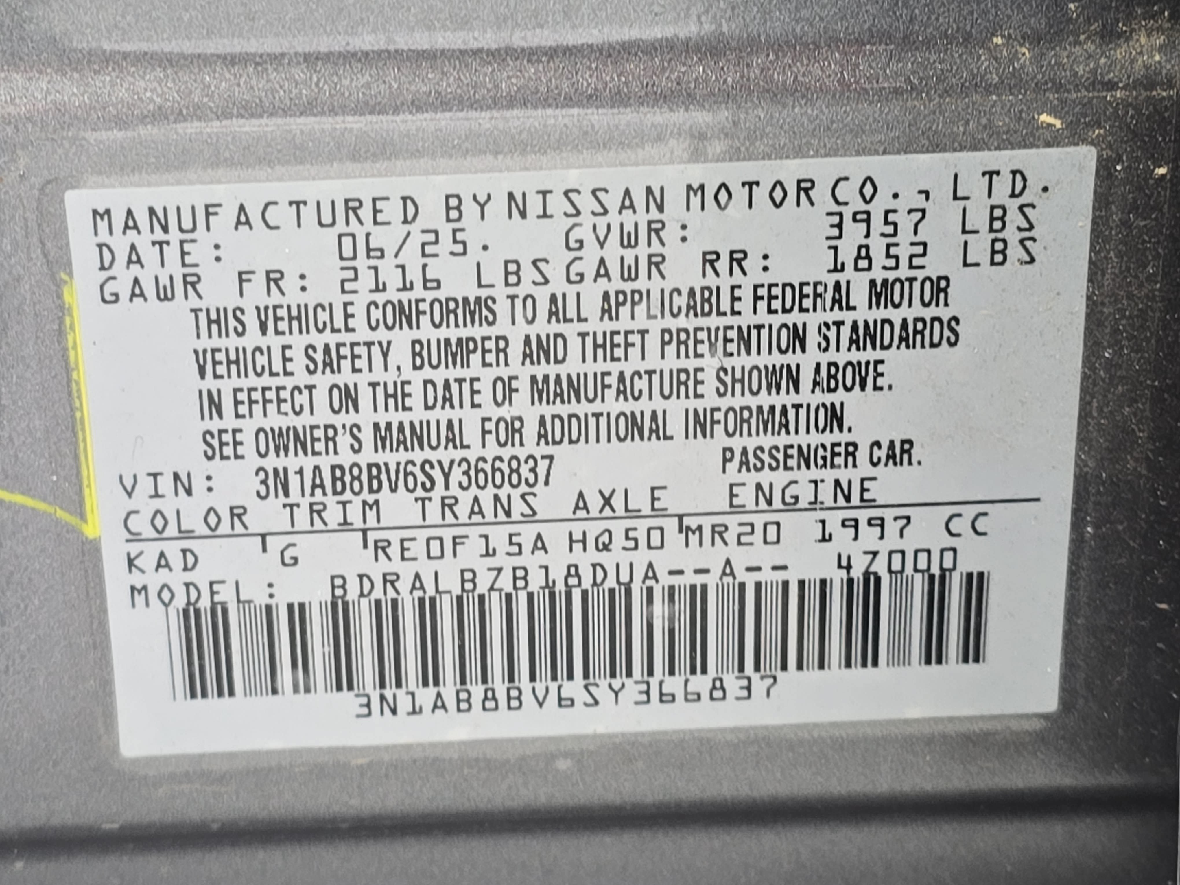Used 2025 Nissan Sentra S FWD image 34